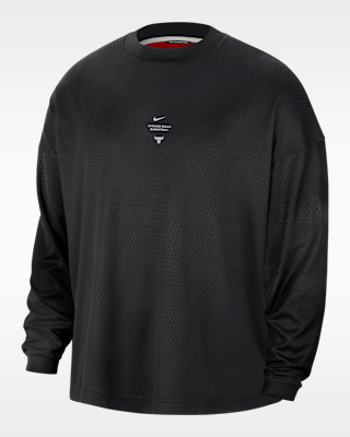 Chicago Bulls Standard Issue Nike Men's Dri-FIT Long-Sleeve